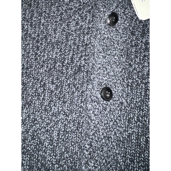 Faherty Marled Shawl Cardigan Sweater Mens Size XXL Gray Cotton Cashmere $198 - Picture 5 of 9